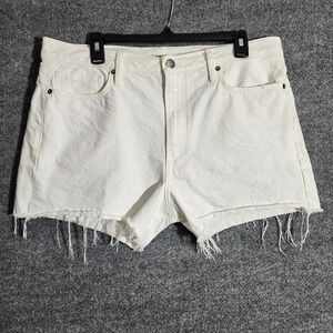 Frame le Simone women's high rise horts size 30 white vacation beach cru…